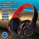 thumbnail image 3 of Auriculares Bluetooth RGB con Luz Respiratoria Over-Ear Negros y Rojos, 3 of 7