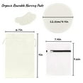 thumbnail image 2 of 14PCS Reusable Nursing Pads, 3-Layer Washable Breast Pads with Laundry Bag & Storage Bag - Soft, Absorbent, Eco Pads for Breastfeeding, 2 of 7
