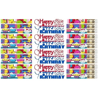 D1355 Birthday Supreme - 36 Qty Package - Happy Birthday Pencils