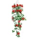 thumbnail image 1 of Simulación de Laklulu de rosa violeta para colgar en la pared, decoración para bodas y hogar, flores artificiales y ratán, 1 of 5