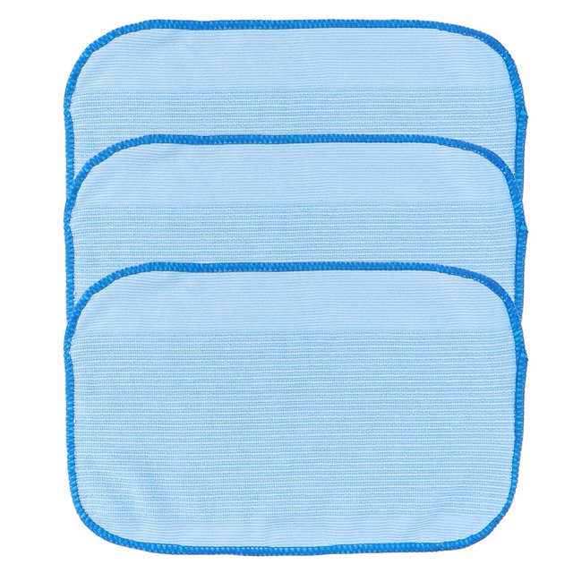 3 Piezas de pa?os de fregona Almohadillas de fregado de Fibra húmeda para i Robot Braava 321380320 380t máquina de Limpieza de Pisos Accesorios de aspiradora Amonsee No