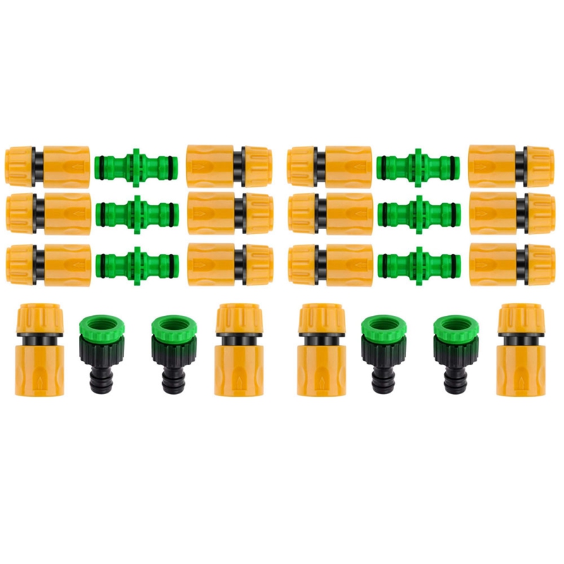 26 Pcs Plastic Garden Hose Tap Connector Kit for Garden Hose Pipe Tube