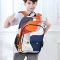 thumbnail image 6 of FORMRS School Backpack 17" Student Travel Bag with Laptop Compartment, Blue Abstract Wavy, 6 of 7