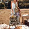thumbnail image 2 of Easter Bunnies Rabbits Fine Art Sleeveless Dress Summer Dress Woman 2025, 2 of 7