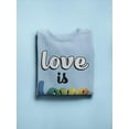 thumbnail image 3 of Love Is Love Sweatshirt Men -SPIdeals Designs, Male Small, 3 of 4