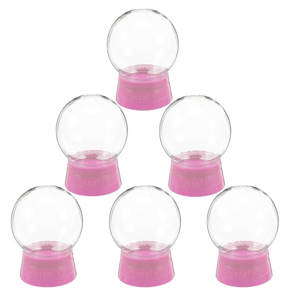 FRCOLOR  6 Pcs DIY Water Globe Decorative Crystal Ball Handmade Accessories Child