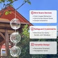 thumbnail image 4 of Buy 2 get 10% off Outdoor Bird , Reflective 3D Stainless Steel Wind Deflector, Garden Decoration, Bird Device, Keeping And Pigeons Away From Your H, 4 of 5