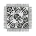 thumbnail image 2 of Downton Abbey HWDP-GG Halloween Damask 54 x 54 in. Poncho - Ghostly Gray, 2 of 2