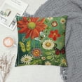 thumbnail image 2 of Qinduosi Hand Painting Flowers Pattern Decorative Soft Throw Pillow Case Cushion Covers  inches Pack of, 2 of 5