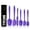 Purple, variant on BINHAI Silicone Spatula Set - Black 6 Piece Non - Stick Rubber Spatula with Stainless Steel Core - Heat-Resistant Spatula Kitchen Utensils Set for Cooking, Baking and Mixing