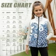 thumbnail image 7 of Pzuqiu Leopard Print Boys Sleeveless Vests Size 11-12 Versatile Warm Winter Lightweight Sleeveless Fleece Jacket with Pocket Full Zip Fall Outfits Fashion Clothing for Daily Life, 7 of 7