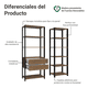 thumbnail image 4 of Ropero Closet Guardarropas Madesa Valencia 129cm Marrón 03, 4 of 10