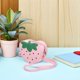 thumbnail image 4 of KALLORY Cruzado Femenino Con De Fresa Rosa Con Correa Ajustable Y Espacio Amplio, 4 of 8