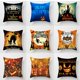thumbnail image 3 of Style 2 Funda de almohada de Halloween con dibujos de calabaza y murciélago, funda de almohada de feliz Halloween para sofá, cama, funda de cojín decorativa de 18x18 pulgadas, 3 of 5
