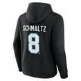 thumbnail image 3 of Men's Fanatics Nick Schmaltz Black NHL Utah Authentic Stack Name & Number Tri-Blend Pullover Hoodie, 3 of 3