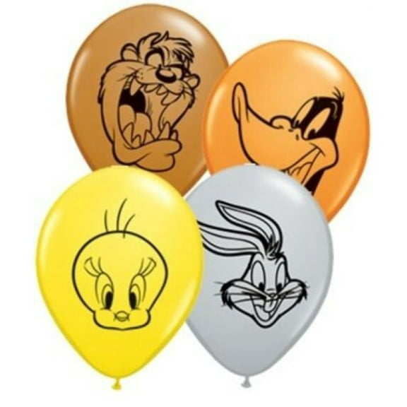 5" LOONEY TUNES FACES Balloon • Party Supplies Decorations Balloon - Pack of 10
