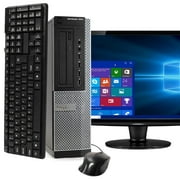 Dell OptiPlex 7010 Desktop Computer Bundle with 22" Monitor, Intel Core i7, 16GB RAM, 1TB HD, DVD-ROM, Windows 10 Pro, Black (Refurbished)