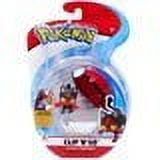 Pokemon Clip ‘N’ Go Litten and Poke Ball - Includes 2 inch Battle Figure and Poke Ball Accessory