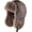 Coffee, variant on Trapper Hat for Men Women Winter Leather  Hat with Ear Flaps Warmer  Russian Ushanka for Cold Weather