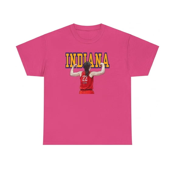Indiana Caitlin Clark #22 Cartoon Women Basketball Unisex Cotton Tee