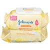 JOHNSON'S Hand & Face Baby Wipes Twin Pack, 2 x 25 Count