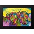 thumbnail image 2 of Dean Russo Collection 24x17 Black Modern Framed Museum Art Print Titled - Dofka And Stella, 2 of 5