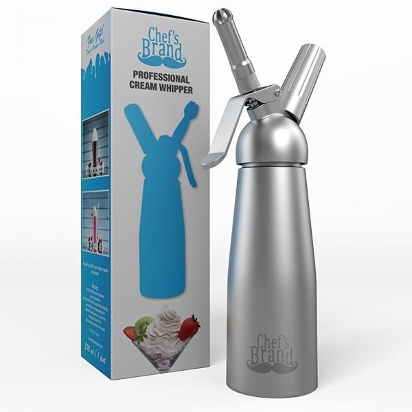 Whipped Cream Dispensers Cream Whipper 1 Pint Safety Leak Free With 3 Stainless Steel Decorating Nozzles By Chef S Brand Walmart Com Walmart Com Whipped Cream Dispensers Cream Whipper 1 Pint Safety Leak Free With 3 Stainless Steel Decorating Nozzles By Chef S Brand Walmart Com Walmart Com