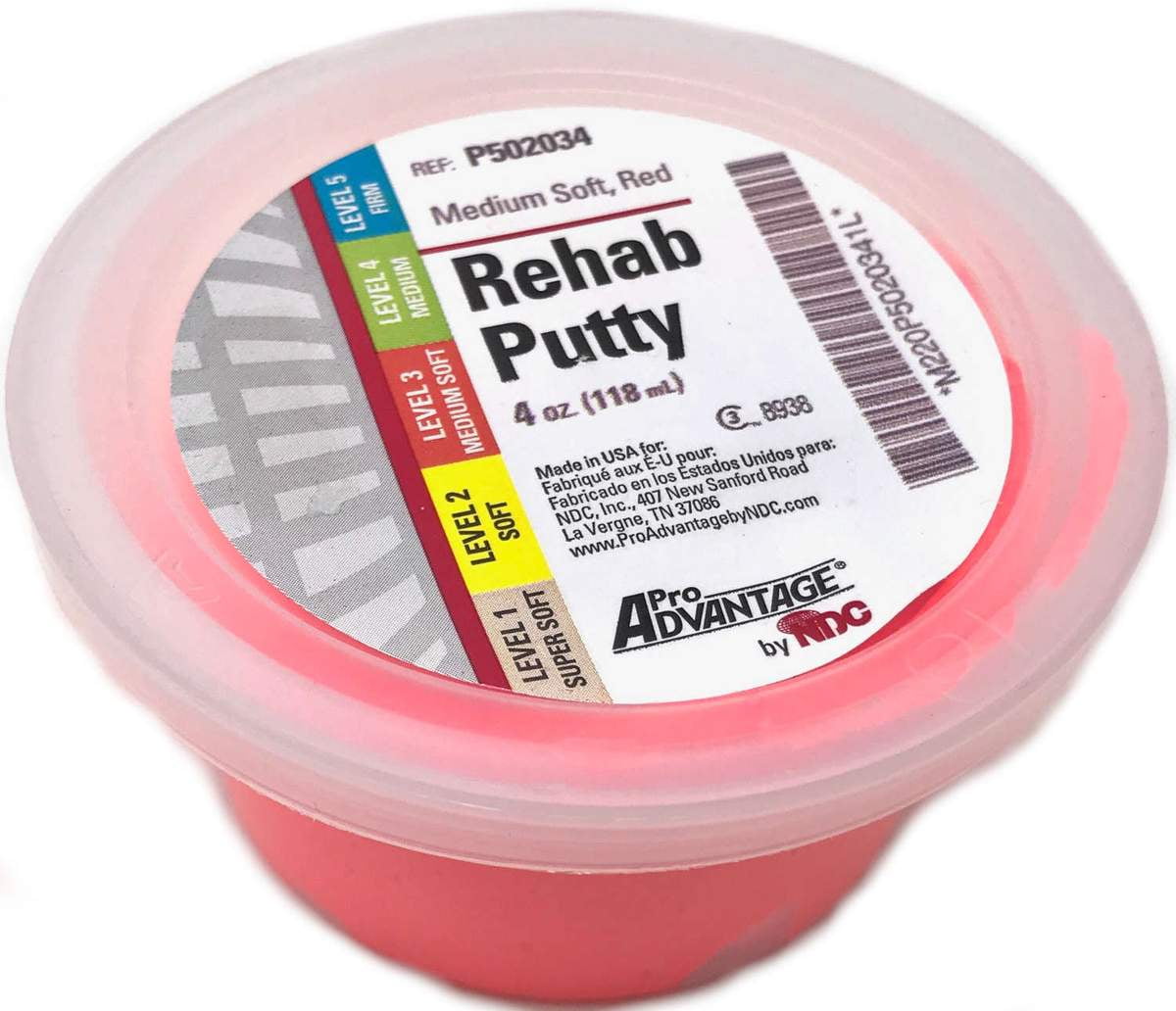 Therapy Putty Medium Soft Red 16 oz