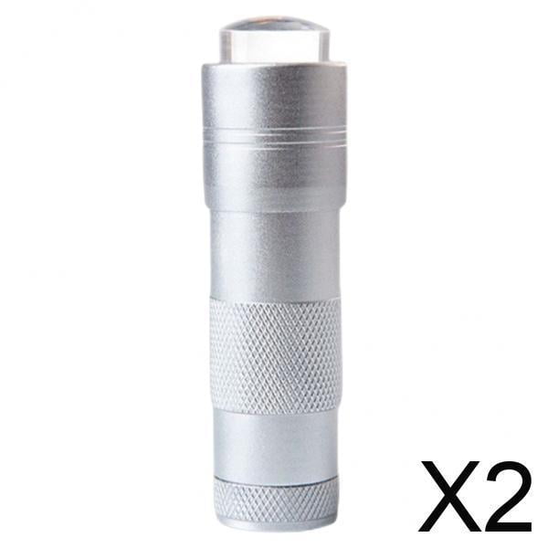 2xlámpara De Mano Para Decoración De Uñas Con Cabezal De Estampador De Silicona De Gelatina, Lámpara Rápida