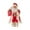 M, variant on Gumesh 12-Inch Standing Santa Claus Doll - Classic Christmas Figure for Tabletop, Mantel & Window Display, Festive Decor