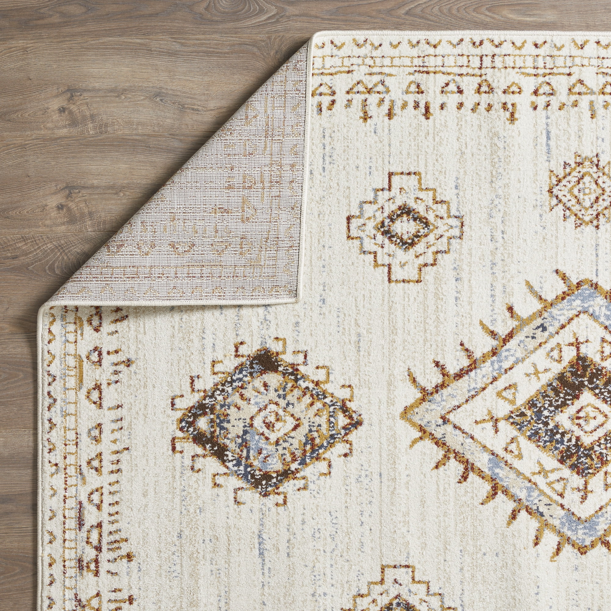Loomaknoti Alsbrooke Temarnie 3' x 5' Ivory Tribal Indoor Accent Rug