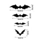 thumbnail image 2 of Flores artificiales, ramo de decoración de Halloween: 120, 60, 88, murciélagos tridimensionales, decoraciones de interior y exterior para Halloween, pegatinas de pared para Halloween Dec Pegatina de p, 2 of 2