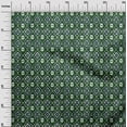 thumbnail image 2 of oneOone Viscose Jersey Fabric Check Kasuri Print Fabric BTY 60 Inch Wide, 2 of 5