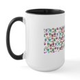 thumbnail image 2 of CafePress - Happy Owls Mugs - 15 oz Ceramic Large White Nolvety Mug, 2 of 4
