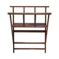 thumbnail image 4 of Creative Mark Folding Wood Print Rack, Walnut Finish, Book Display, Paint Storage, Art Drying Rack, 28" H × 16" L × 25.5" W, Holds 24" x 36" Artwork, Folds for Easy Storage, 4 of 7