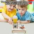 thumbnail image 3 of Visland 1 Set Science Models Handmade Eco-friendly Cultivate Interest Inspire Curiosity Stimulate Imagination Hands-on Ability Wood Salt Water Generator Physical Toys School Supply, 3 of 7
