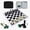 Black, variant on Large Chess Set 43cm/16.93" Board with 32 Resin Pieces & Portable Storage Bag, Educational Intellectual Chess for Family, Outdoor & Travel