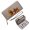 Grey, variant on GEEAD Wallet with Zipper Pockets for Women Lightweight Women's Clutch Wallet Autumn Leaves Sunflowers Pumpkins Travel Accessory Card Holder Snap Button Wallet