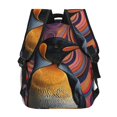 thumbnail image 4 of Balery Abstract Pattern Penguin Mochila Escolar Impresa, Mochila Ligera para Viajes Casual, Mochila Duradera y Cómoda Multifuncional, Mochila para Laptop-One Size, 4 of 5