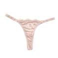 thumbnail image 2 of Gibobby Braguitas Slim Fit Braguitas calzoncillos con encaje transparente encaje hueco encaje Sexy para mujer （Rosa， M), 2 of 5
