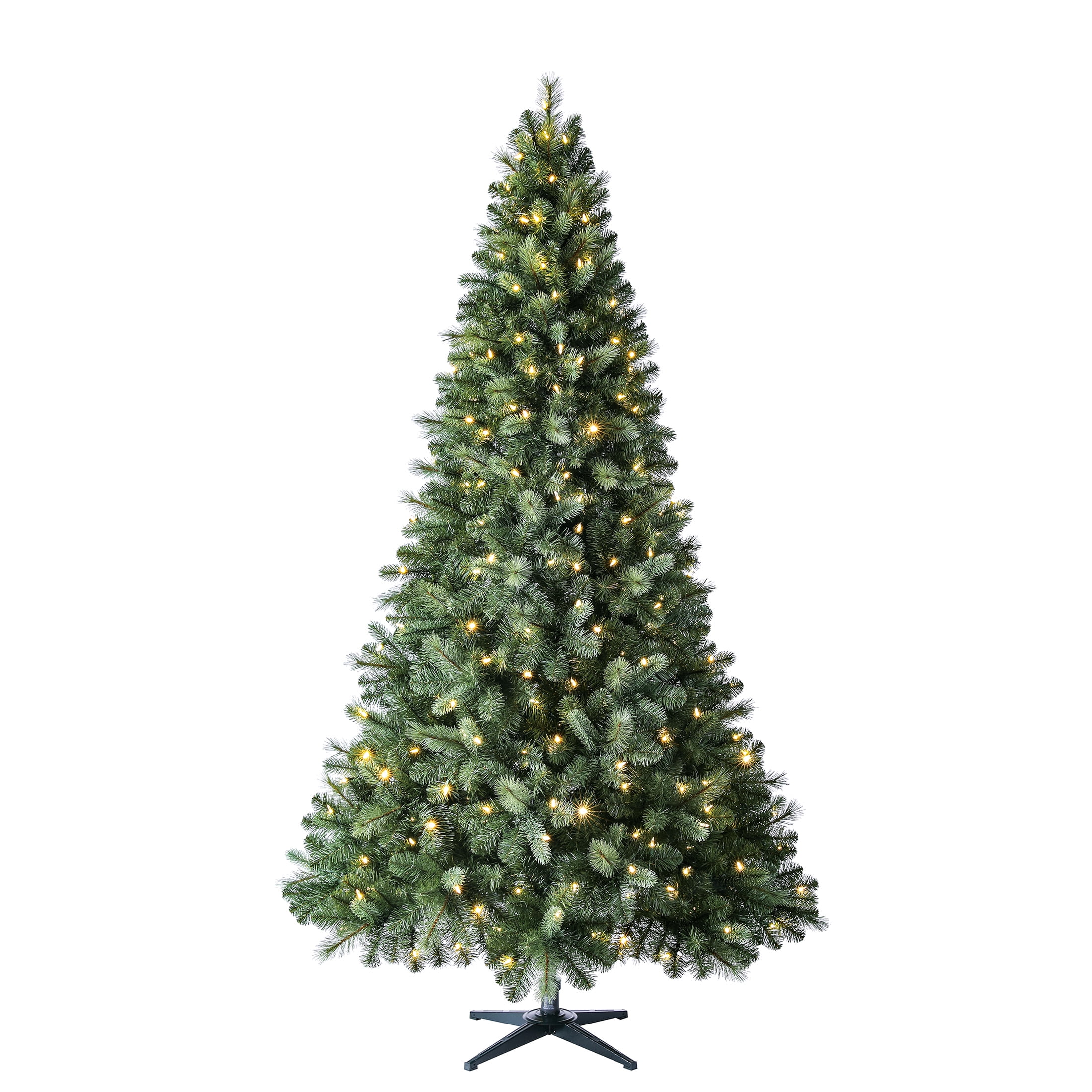 Evergreen Classics 7.5' Holiday Time Prelit 300 LED Color-Changing Lights, Benton Pine Artificial Christmas Tree