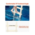 thumbnail image 4 of Pool Ladder 5-Step, 75° Inclined Double Handrail, Non-Slip Heavy Duty, 300 lb Capacity, Inground & Above-ground Pools, Indoor/Outdoor, 4 of 6
