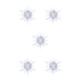 thumbnail image 1 of maskred Snowflake Molds Pendant DIY Craft Tree Mirror Handmade Ornament Mold New Year Present Resin Mould Flexible Casting Type 1 5Set, 1 of 6