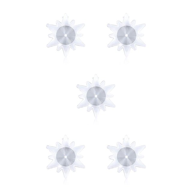 maskred Snowflake Molds Pendant DIY Craft Tree Mirror Handmade Ornament Mold New Year Present Resin Mould Flexible Casting Type 1 5Set