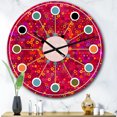 thumbnail image 2 of Designart 'circulaire Rétro Design Iii Milieu du Siècle Moderne Horloge Murale, 2 of 4
