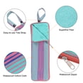 thumbnail image 4 of Umbrellas Bags for Wet Travel Umbrellas 4.9"x15" Portable Cover Carry Storage Bag Case Sleeve Red Stripe, 4 of 5