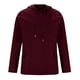 thumbnail image 2 of Blusa con capucha de manga larga para hombre, sudadera deportiva con capucha y relajación, sudadera con capucha de manga larga lisa, blusa de poliéster para hombre, 2 of 4