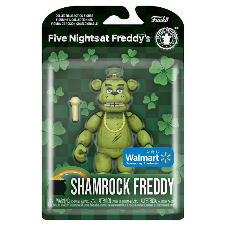 Action Figure: Five Nights at Freddy's - Shamrock Freddy (Walmart  Exclusive) 