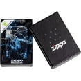 thumbnail image 3 of Zippo Lighter - Personalized Customize Message Engrave on Backside Outdoor Wild Nature Mountain Moon Scene Design (Lightning Glow in The Dark 48610), 3 of 8