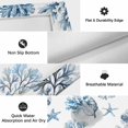 thumbnail image 5 of Blue Coastal Outdoor Rug 4x6 Ft, Non Slip Washable Area Rug, Summer Ocean Sea Corals Starfish Shells Patio Rugs Carpet Runner, Large Floor Mat for Indoor/Outdoor Deck Porch Camping, 5 of 8